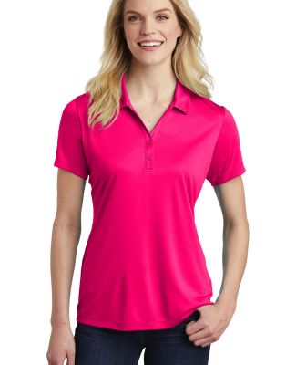 Sport Tek LST550 Sport-Tek  Ladies PosiCharge  Com in Pink raspberry