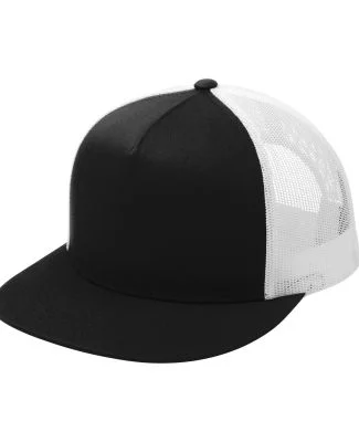 Sport Tek STC38 Sport-Tek  Yupoong  5-Panel Classi in Black/white
