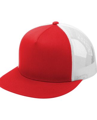 Sport Tek STC38 Sport-Tek  Yupoong  5-Panel Classi in True red/white