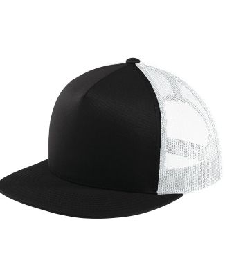 Sport Tek STC38 Sport-Tek  Yupoong  5-Panel Classi in Black/white