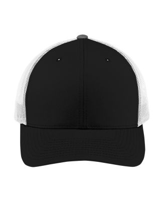 Sport Tek STC39 Sport-Tek  Yupoong  Retro Trucker  in Black/white