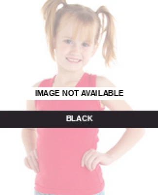 A06 Girls/Toddler Tank Black