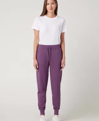Cotton Heritage W7280 Women's French Terry Jogger Fig Purple