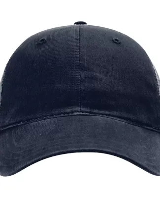 Richardson Hats 111 Garment-Washed Trucker Cap in Navy