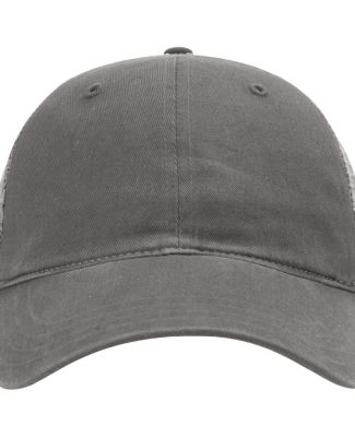 Richardson Hats 111 Garment-Washed Trucker Cap in Charcoal