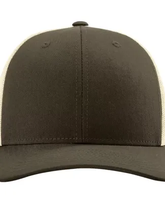 Richardson Hats 115 Low Pro Trucker Cap in Chocolate chip/ birch