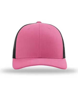 Richardson Hats 115 Low Pro Trucker Cap Hot Pink/ Black
