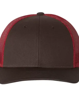 Richardson Hats 115 Low Pro Trucker Cap Coffee/ Claret