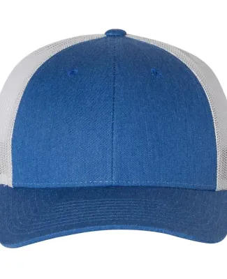 Richardson Hats 115 Low Pro Trucker Cap in Heather royal/ silver