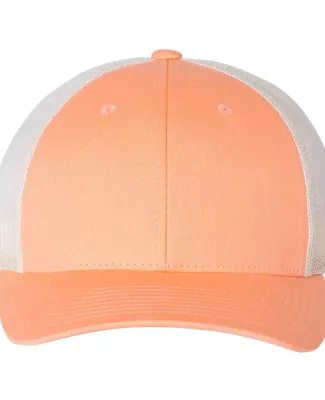 Richardson Hats 115 Low Pro Trucker Cap in Sunkissed peach/ birch