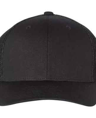 Richardson 110 Fitted Trucker Hat with R-Flex in Black