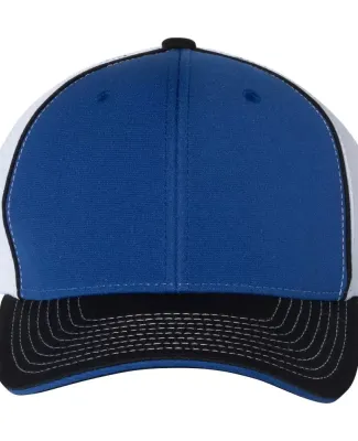 Richardson Hats 172 Fitted Pulse Sportmesh Cap wit Royal/ White/ Black Tri
