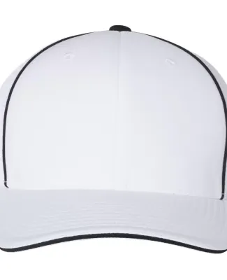 Richardson Hats 172 Fitted Pulse Sportmesh Cap wit White/ Black Contrast