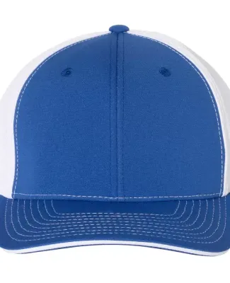 Richardson Hats 172 Fitted Pulse Sportmesh Cap wit Royal/ White Split