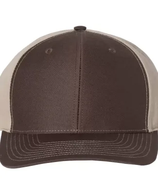 Richardson Hats 312 Twill Back Trucker Cap Brown/ Khaki