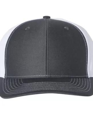 Richardson Hats 312 Twill Back Trucker Cap Charcoal/ White
