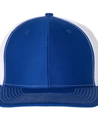 Richardson Hats 312 Twill Back Trucker Cap in Royal/ white