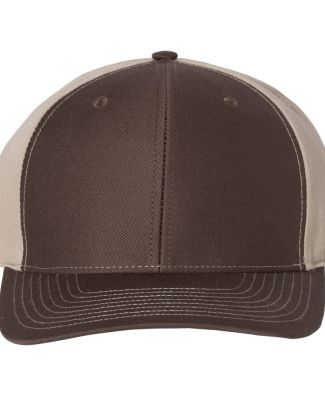 Richardson Hats 312 Twill Back Trucker Cap in Brown/ khaki