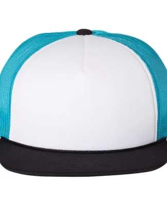 Richardson Hats 113 Foam Trucker Cap White/ Neon Blue/ Black