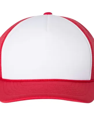 Richardson Hats 113 Foam Trucker Cap White/ Red