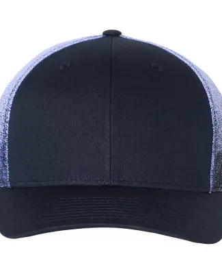 Richardson Hats 112PM Printed Mesh-Back Trucker Ca in Navy/ navy to white fade