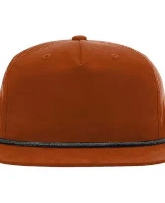 Richardson Hats 256 Umpqua Snapback Cap in Dark orange/ black