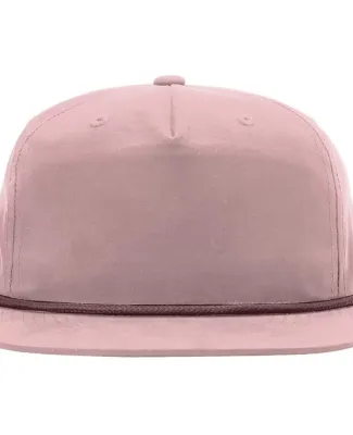 Richardson Hats 256 Umpqua Snapback Cap in Pale peach/ maroon