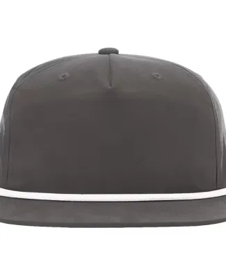 Richardson Hats 256 Umpqua Snapback Cap in Charcoal/ white