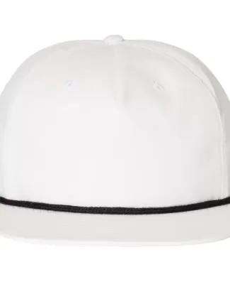 Richardson Hats 256 Umpqua Snapback Cap in White/ black