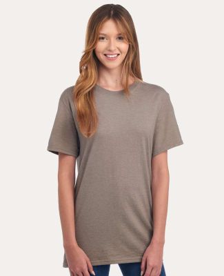 Jerzees 560MR Premium Blend Ringspun Crewneck T-Sh in Taupe heather