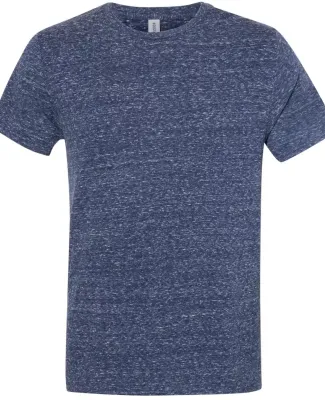 Jerzees 88MR Snow Heather Jersey Crew T-Shirt Navy