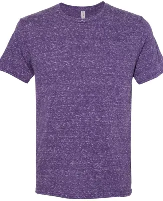 Jerzees 88MR Snow Heather Jersey Crew T-Shirt Purple
