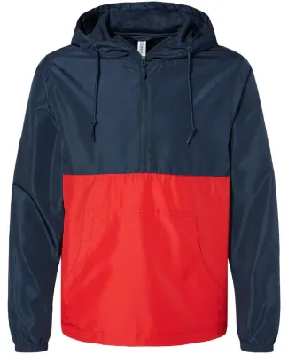 Independent Trading Co. EXP54LWP Lightweight Windb Classic Navy/ Red