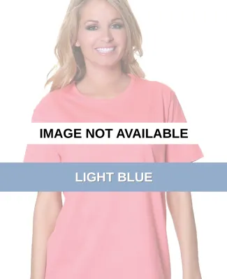 Cotton Heritage L7410 Scoop-Neck T-Shirt Light Blue