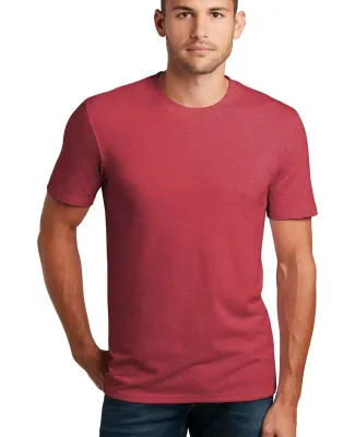 District Clothing DT7500 District    Flex Tee Hthrd Red