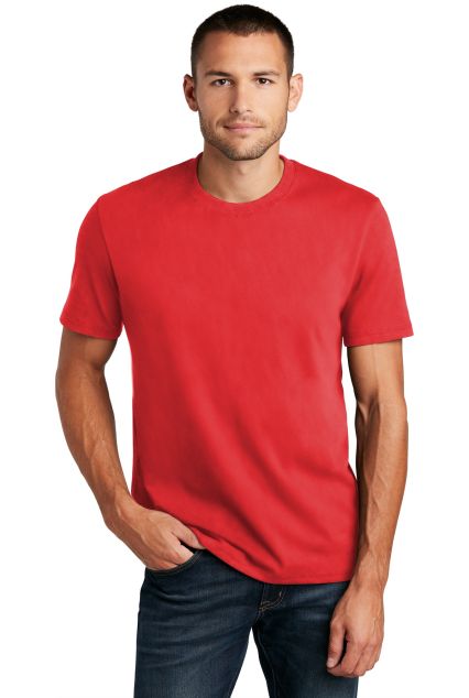 District Clothing DT8000 District    Re-Tee in Ruby red