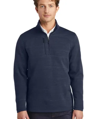 Eddie Bauer EB254     Sweater Fleece 1/4-Zip River Blue Hth
