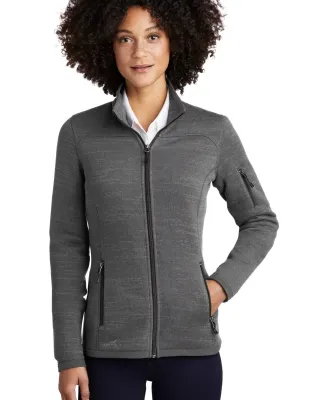 Eddie Bauer EB251     Ladies Sweater Fleece Full-Z Dark Grey Hthr