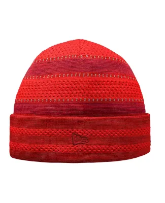 New Era NE906     On-Field Knit Beanie Scarlet