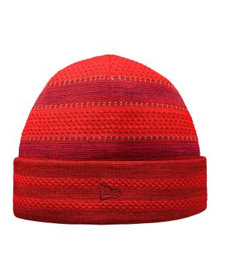 New Era NE906     On-Field Knit Beanie in Scarlet