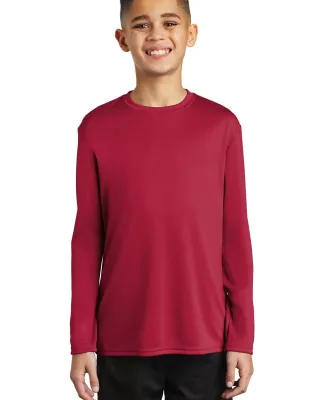 Port & Company PC380YLS     Youth Long Sleeve Perf Red