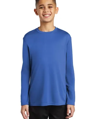 Port & Company PC380YLS     Youth Long Sleeve Perf Royal