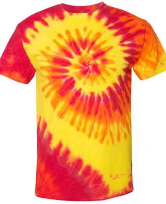 Dynomite 200MS Multi-Color Spiral Short Sleeve T-S in Inferno