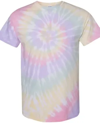 Dynomite 200MS Multi-Color Spiral Short Sleeve T-S in Hazy rainbow