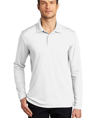 Port Authority Clothing K110LS Port Authority    D in White