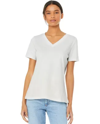 BELLA 6405 Ladies Relaxed V-Neck T-shirt in Vintage white