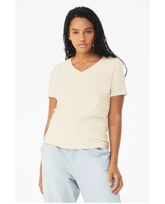 BELLA 6405 Ladies Relaxed V-Neck T-shirt in Natural