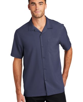 Port Authority Clothing W400 Button Up Shirt in True navy