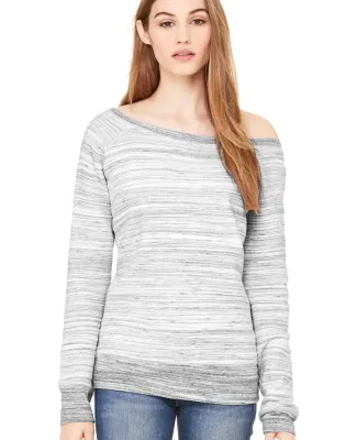 BELLA 7501 Womens Fleece Pullover Sweatshirt in Lt grey marble