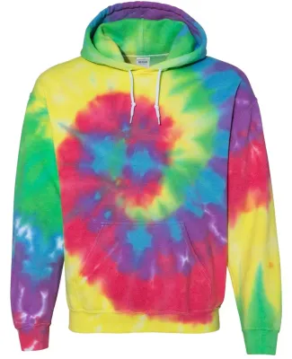 Dyenomite 680VR Blended Hooded Sweatshirt in Classic rainbow